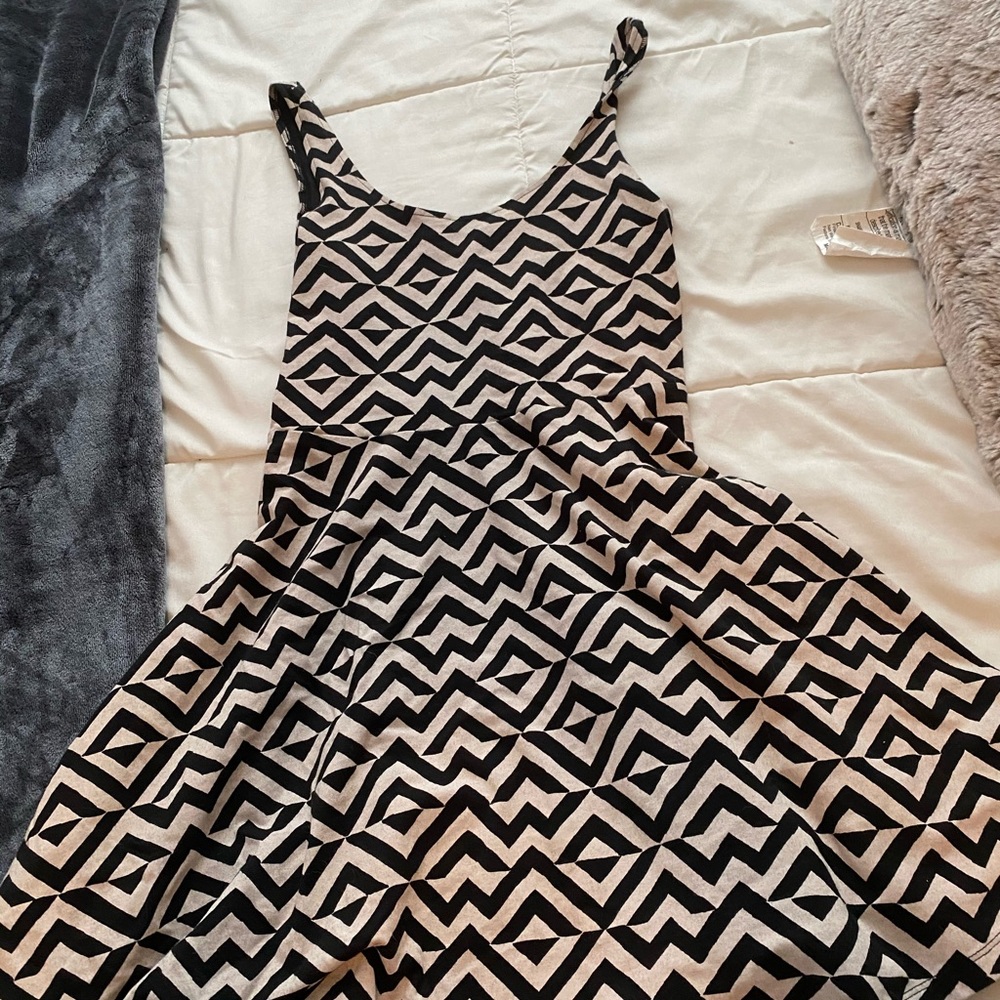 Victoria’s Secret Black and Tan patterned dress!